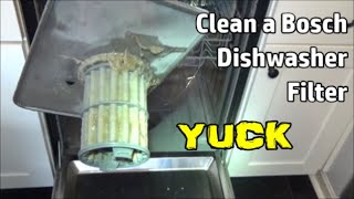 How to Clean a Bosch Dishwasher Filter and Impeller [upl. by Lenad]