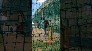 Quick net session in Bloemfontein against Ashwell Prince cricket cricketshorts cricketnetpractice [upl. by Enilegnave579]