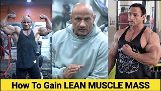 How to gain LEAN MUSCLE MASS  Mukesh Gahlot youtubevideo [upl. by Pestana60]