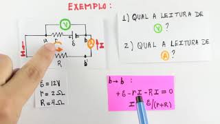 Circuitos Elétricos  Amperímetro e Voltímetro [upl. by Hurlow]