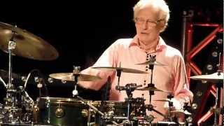 Ginger Baker Cream  Drum Clinic at Rye International Jazz Festiv [upl. by Ahsram]