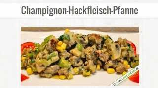 Low Carb Rezeptidee  ChampignonHackfleischPfanne [upl. by Yuji158]