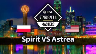 HIT Spirit VS Astrea TvP ESL Masters Spring 2024 Dallas Knockout Bracket Round 2 polski komentarz [upl. by Anawk]