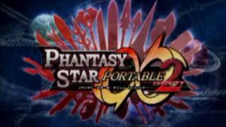 Phantasy Star Portable 2 Infinity PlayStation Portable  PSP Title Screen [upl. by Karoly549]