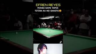 EFREN REYES THE MAGICIAN THE GOAT BANK SHOT shorts [upl. by Haila]