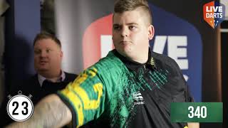 Corey Cadby breaks World Record for highest darts score in 60 seconds [upl. by Pepillo368]