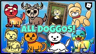 HOW TO FIND ALL 68 DOGGOS in Find The Doggos  ROBLOX [upl. by Stargell]