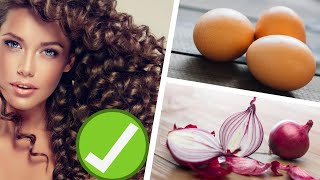 HOW TO MAKE ONION JUICE AND EGG FOR HAIR REGROWTH STOP HAIR FALL [upl. by Thielen10]