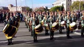 SPANISH LEGION PARADE  LA LEGION ESPAÑOLA  LEGIONARIOS A LUCHAR LEGIONARIOS A MORIR [upl. by Yliab558]