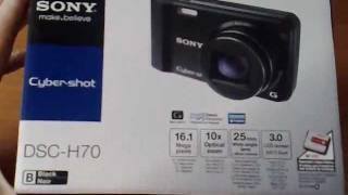 Sony DSCH70 Unboxing [upl. by Eillah]