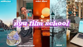 NYU VLOG a typical week in my life as a film student [upl. by Anerb]