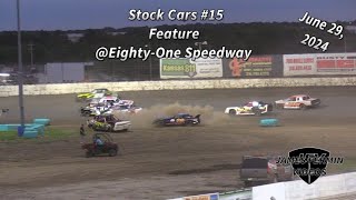 Stock Cars 15 Feature 81 Speedway 062924 [upl. by Atel158]