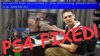 PS4 Error CE348780 FIX for PS4 [upl. by Stranger]