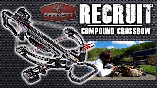 Barnett Recruit Compound Crossbow  ReviewTesting [upl. by Anik972]