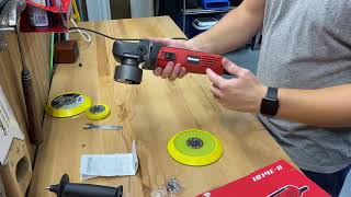 Harbor Freight Dual Action Polisher Review  BAUER 1814EB [upl. by Nicoline]