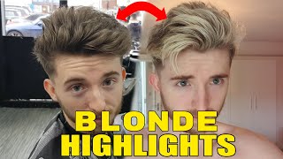 Blonde Highlights for MEN and how I did it [upl. by Sileas15]