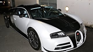 Bugatti Veyron Mansory Linea Vivere  Start Up and LOUD sound [upl. by Lekcim]