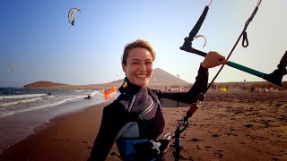 Kitesurfing Paradise in El Medano Tenerife [upl. by Iarahs]