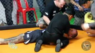 Team Quest Thailand fighter somersault one punch ko [upl. by Htepsle793]