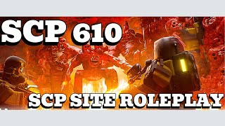 New SCP 610 UPDATE in SSRP Roblox [upl. by Nastassia]