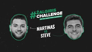 ZalgirisChallenge Kaip gerai MGebenas ir SVasturia pažįsta vienas kitą TRAILER [upl. by Dnomde]