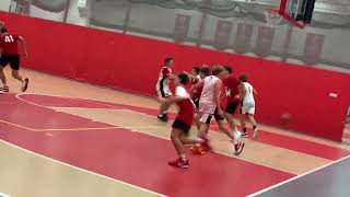 Basketball scrimmage pt 1 Ansonia  st henry [upl. by Eilram]