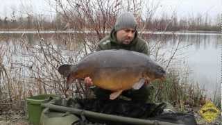 CARP FISHING IN WINTER AT ABBEY LAKES [upl. by Masson]