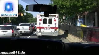 Ride along Ambulance 812  Medic 812 CPVFDPGFD [upl. by Essy61]