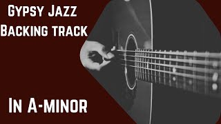 Gypsy Jazz Backing Track In A Minor DjangoReinhardtStyle [upl. by Euqinom]