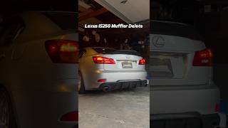 Lexus Is250 Muffler Delete Warning it is louder in Person lexus is250 jdm exhaust [upl. by Der]