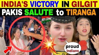 INDIAS VICTORY IN GILGIT BALTISTAN  SHOCKING REACTION ON ROAD SHOW [upl. by Mureil]