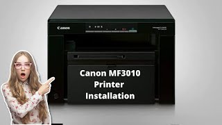 Canon MF3010 Printer Installation Kaise Kare  BadarTeacher [upl. by Ilrebma]