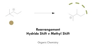 Hydride shift v Methyl shift in Rearrangement reactions [upl. by Ahserkal888]