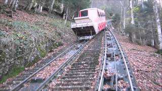 Standseilbahn 643001 Schwyz Schlattli  Stoos Bergfahrt  Funicular [upl. by Sueddaht]