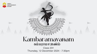 Kambaramayanam Class 231  12 December 2024 [upl. by Traci]