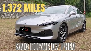 The Roewe D7 DMH Was Driven 1372 miles 2208 km on a Single Tank of Gas and a Full Battery Charge [upl. by Asseniv274]