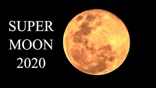 SUPERMOON 2020 quotPINK MOONquot in REALTIME SPEED  Philippines [upl. by Ennayhs]