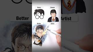 Draw Harry Potter art drawing shorts harrypotter magic howtodraw easydraw [upl. by Stoecker356]