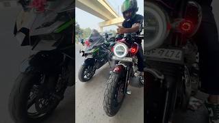 Zx10r and Intercepter 650 🔥skdbikeworld shorts [upl. by Ahseinod]