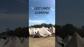 Lost Lands Glamping amp Amenities lostlandsfestival musicfestival glamping [upl. by Sewoll]