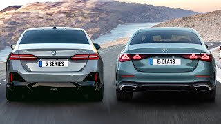 2024 BMW 5 Series vs Mercedes EClass [upl. by Cornew]