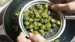 bhindi recipe 😋 lahan mulansati bhindi recipe 🤗 [upl. by Sonitnatsok292]