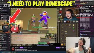 Kai Cenat Reacts to Old School Runescape [upl. by Wilkins]