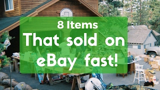 8 Items that Sold on eBay Fast  Selling on eBay and making money [upl. by Renae928]