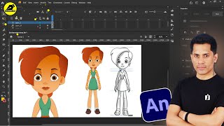 2D Cartoon Character Rigging Online Class  Online 2D Animation Courses Free  LearnAnimationHindi [upl. by Joktan]