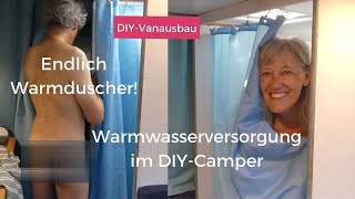 WARMWASSERVersorgung Elgena Boiler anschließen im Van  Dusche Teil 2 [upl. by Siron]