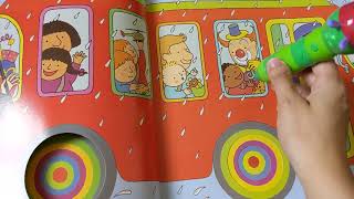 毛毛蟲點讀繪本  Childs Play  The Wheels on the bus [upl. by Ettesil425]