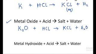 ACID REACTIONS [upl. by Epillihp117]