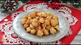 Struffoli senza glutine e senza burro  facili e veloci [upl. by Fidele]