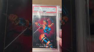 1992 Marvel Masterpieces Psylocke 65 PSA 9 MINT ebayscoops marvelmasterpieces psylocke psa [upl. by Gunar]